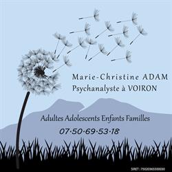 Marie-Christine Adam Psychanalyste, Voiron - Horaires d'ouverture