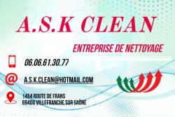 A.S.K CLEAN, Villefranche-sur-Saône - Horaires d'ouverture