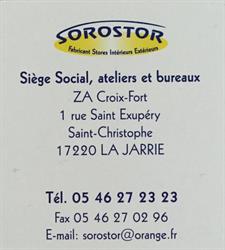 Sorostor, Saint-Christophe - Horaires d'ouverture