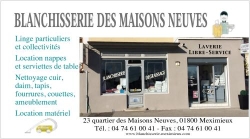 Laverie libre service Blanchisserie des Maisons Neuves, Meximieux - Horaires d'ouverture