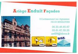 Ariege Enduit Facades, Benagues - Horaires d'ouverture