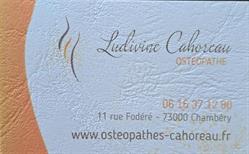 Cahoreau Ludivine, Chambéry - Horaires d'ouverture
