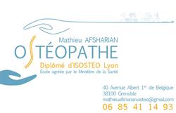 OSTEOPATHE, Grenoble - Horaires d'ouverture