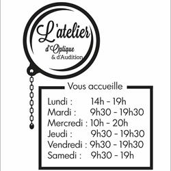 l'atelier d'optique et d'audition, Ermont - Horaires d'ouverture