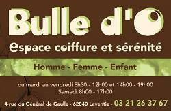 Bulle d'O coiffeur végétal et head spa, Laventie - Horaires d'ouverture