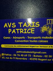 AVS Taxis Patrice, Nogent-sur-Vernisson - Horaires d'ouverture
