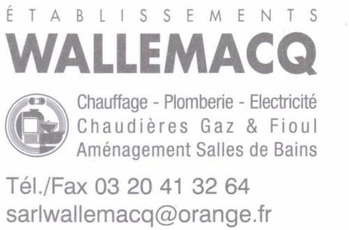 SARL WALLEMACQ, Péronne-en-Mélantois - Horaires d'ouverture