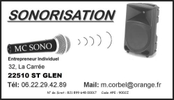 MC SONO, Saint-Glen - Horaires d'ouverture
