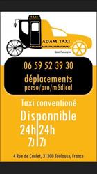 Adam Taxi, Pibrac - Horaires d'ouverture
