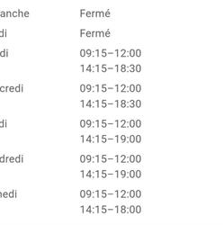 MODSAC, Saint-Amand-Montrond - Horaires d'ouverture