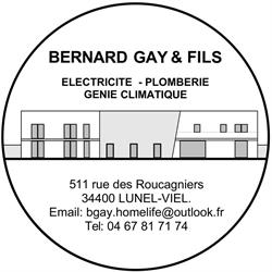 Entreprise Gay Bernard & Fils, Lunel-Viel - Horaires d'ouverture