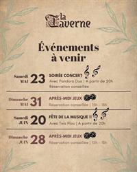 La Taverne, Charlieu - Horaires d'ouverture