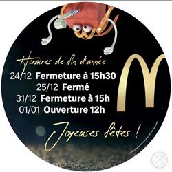 McDonald's, Armentières - Horaires d'ouverture