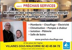 Prechais Services, Villaines-sous-Malicorne - Horaires d'ouverture