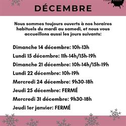 Folies d'encre Gagny, - Horaires d'ouverture