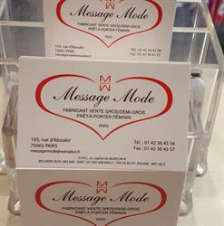 Message Mode, Paris - Horaires d'ouverture