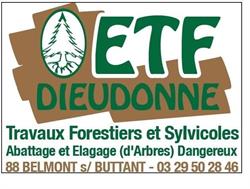 Sarl ETF DIEUDONNE, Belmont-sur-Buttant - Horaires d'ouverture