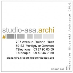 Studio ASA EIRL Alexandre Slusarski Architecte DPLG, Montigny-en-Ostrevent - Horaires d'ouverture