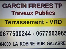 GARCIN FRERES TP, La Robine-sur-Galabre - Horaires d'ouverture