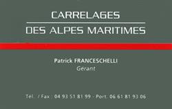 CARRELAGES DES ALPES MARITIMES, Nice - Horaires d'ouverture