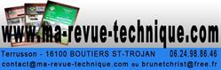 EURL CBMRT Ma-Revue-Technique, Boutiers-Saint-Trojan - Horaires d'ouverture