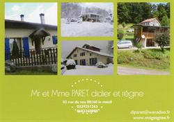 PARET Didier et Régine, Le Ménil - Horaires d'ouverture