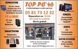 Top Pc'46, Gourdon - Horaires d'ouverture