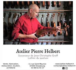 Atelier Pierre Helbert, Strasbourg - Horaires d'ouverture