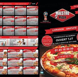 Pizza Maestro Alfortville livre des pizzas, - Horaires d'ouverture