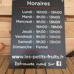Les P'Tits Fruits et Compagnie, Baden - Horaires d'ouverture