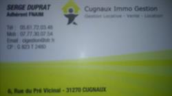 CUGNAUX IMMO GESTION, Cugnaux - Horaires d'ouverture