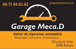 Garage Meca.D, Aubagne - Horaires d'ouverture