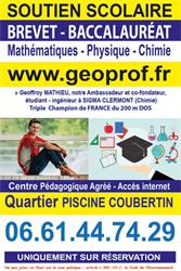 GEOPROF, Clermont-Ferrand - Horaires d'ouverture