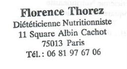 Thorez Florence, Paris - Horaires d'ouverture