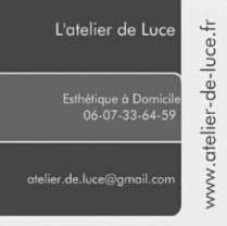 L'atelier de Luce, Fontainebleau - Horaires d'ouverture