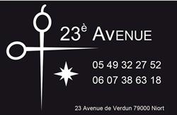 Salon de coiffure 23eme avenue coiffeur, Niort - Horaires d'ouverture
