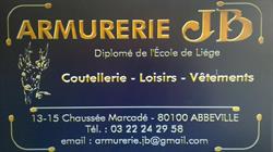 Armurerie JB, Abbeville - Horaires d'ouverture