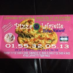 Pizza Lafayette, Paris - Horaires d'ouverture