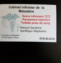 Cabinet infirmier de la Maladière, Saint-Péray - Horaires d'ouverture