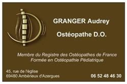 Granger Audrey, Ambérieux - Horaires d'ouverture