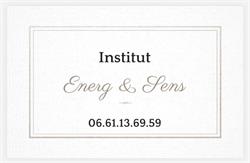 Institut Energ et Sens, esthétique, aromathérapie et énergétique, Menton - Horaires d'ouverture