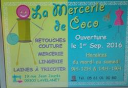 La Mercerie De Coco, Lavelanet - Horaires d'ouverture