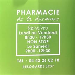 Pharmacie de la Duranne, Aix-en-Provence - Horaires d'ouverture