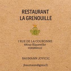 Restaurant La Grenouille, Riquewihr - Horaires d'ouverture