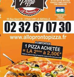 Allo Pizza Pronto, Ivry-la-Bataille - Horaires d'ouverture