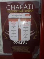 Chapati Restaurant Indien, Rambouillet - Horaires d'ouverture