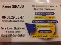 Giraud Pierre, Vergongheon - Horaires d'ouverture