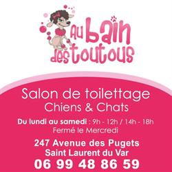 Au Bain des Toutous, Saint-Laurent-du-Var - Horaires d'ouverture