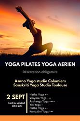 Asana Yoga Studio Colomiers, - Horaires d'ouverture