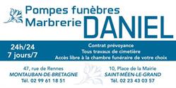 Pompes Funebres Et Marbrerie Daniel, Montauban-de-Bretagne - Horaires d'ouverture